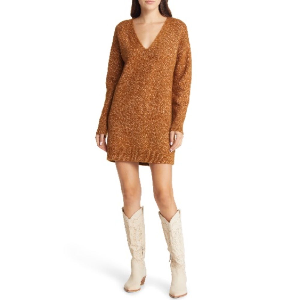 Oversize long sleeve dress
